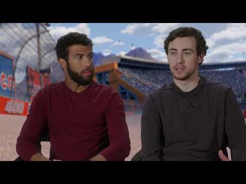 Cars 3: Bubba Wallace & Ryan Blaney Behind the Scenes Movie Interview | ScreenSlam