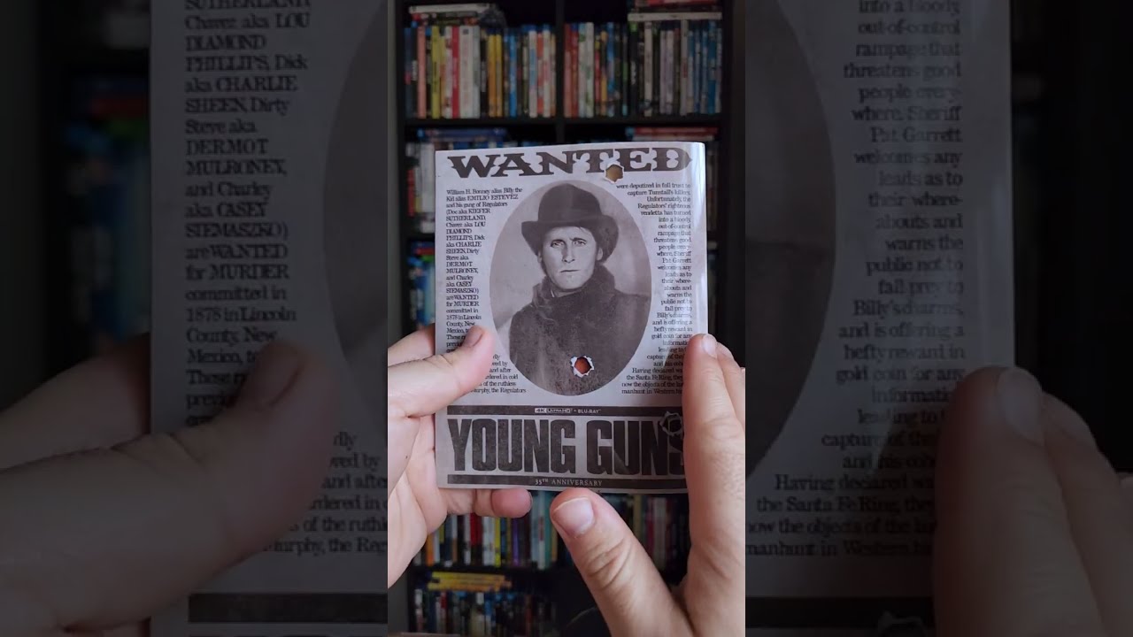 YOUNG GUNS (35TH ANNIVERSARY)  - BESTBUY EXCLUSIVE - 4K UHD - STEELBOOK - FIRST LOOK - UNBOXING | BD