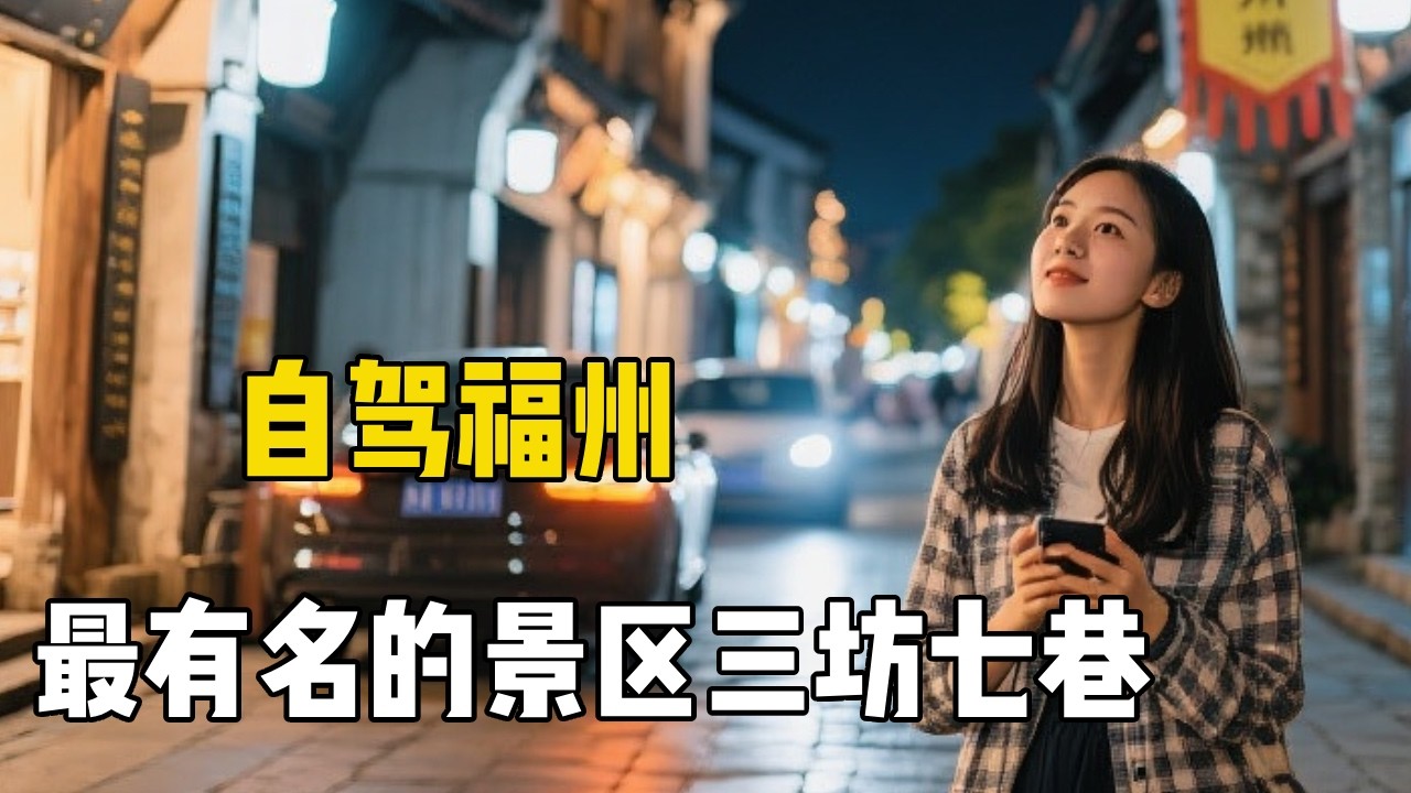 东北姑娘连夜自驾700公里到福州，逛福州最有名的景区三坊七巷，居然不要门票【孙二娘带你游中国】