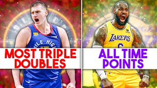 12 All-Time Records That Will Be Broken This Season
All-Time NBA Records are a huge deal.... and surprisingly many more of them are broken every single year than you think. So heres 12 to look out for that could easily fall by the end of the 2022-23 NBA season.
*Copyright Disclaimer Under Section 107 of the Copyright Act 1976, allowance is made for fair use for purposes such as criticism, comment, news reporting, teaching, scholarship, and research. Fair use is a use permitted by copyright statute that might otherwise be infringing. Non-profit, educational or personal use tips the balance in favor of fair use. No copyright infringement intended. ALL RIGHTS BELONG TO THEIR RESPECTIVE OWNERS* 12 All-Time Records That Will Be Broken This Season