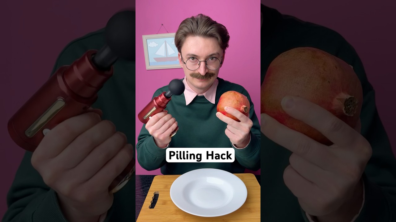 Testing (the Pomegranate + Vibration Massager) peeling Hack 