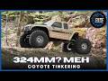 Axial Coyote RTR — More Tinkering… Mixed Results