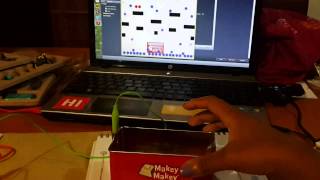 'Catchy Ball' prototype with Makey Makey and Circuit Scribe