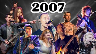 top rock songs of 2007
