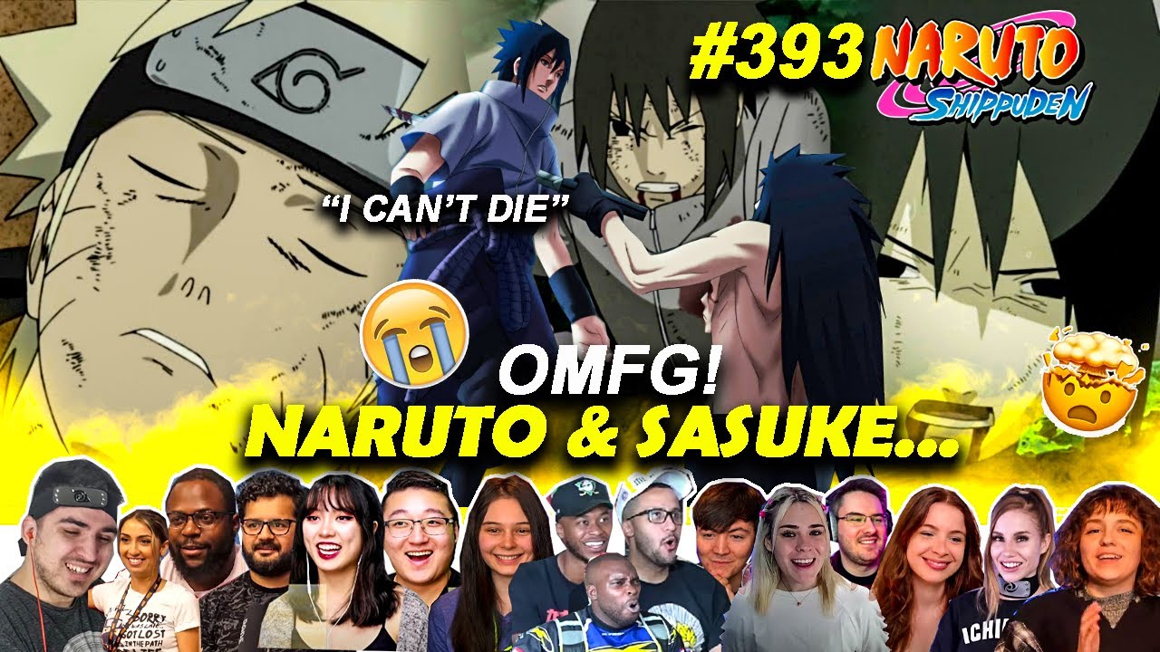 Мадара только что убил Наруто и Саске? 💀На грани смерти💔 [МЕГА-реакция] Shippuden Ep 393
