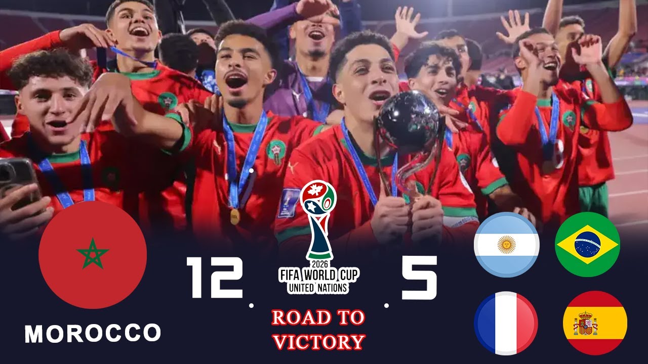 MOROCCO Make History with First-Ever FIFA Title ✪ Road to Victory U20 World Cup 2025