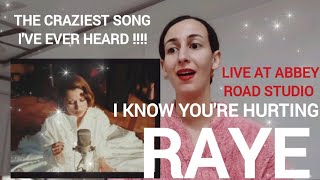 🔥SINGER Reacts To "I KNOW YOU'RE HURTING" LIVE At Abbey Road Studio🔥 #raye  #reaction #nightingale 