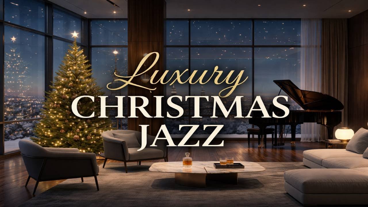 Luxurious Christmas Smooth Jazz with Cozy Evening Holiday Vibes