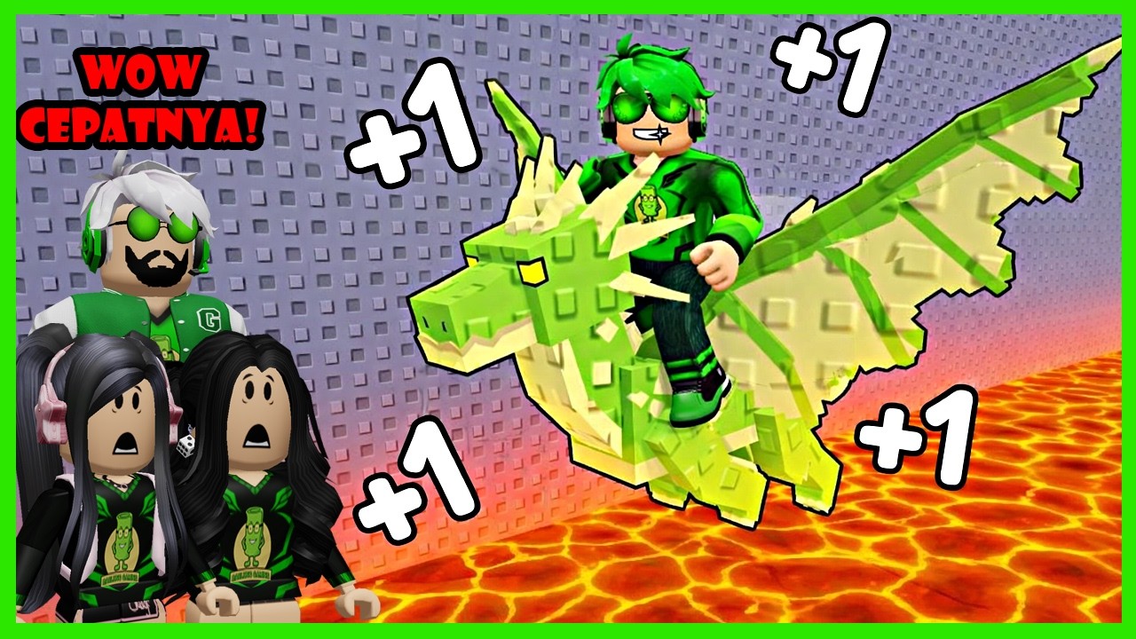 Aku Melatih Naga Peliharaanku Hingga Menjadi Naga Tercepat - Roblox +1 Speed Dragon Escape