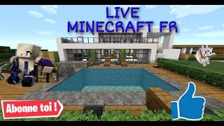 LIVE MINECRAFT FR DISCUSSION (MERCI POUR LES 400 ABO OBJECTIF 500 :)   )