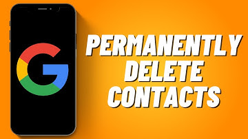 How To PERMANENTLY Delete Contacts From Google Account