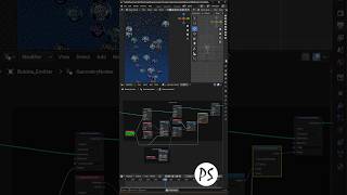 Procedural Bubble Pop in Blender Geometry Nodes 🫧 #shorts