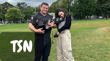 Frisbee Rob and Sailor the Touchdown Dog on TSN with Marissa Roberto