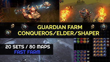 Farm Guardian Conqueros/Shaper/Elder 80Maps - 17DIVINE - LEAGUE KALANDRA