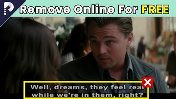 How To Remove Caption From Video Without Blur | FREE | 100% Working