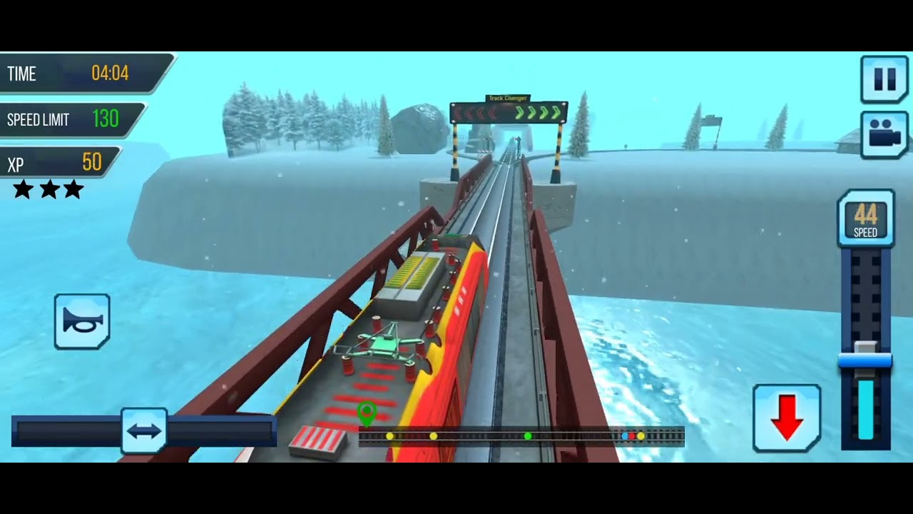 Bullet train runing game