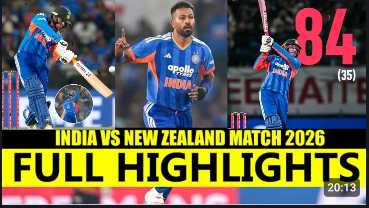 India vs New Zealand 1st T20 match highlights 