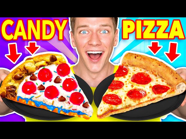 Making FOOD Out Of CANDY!! Learn How To Make DIY Edible Candy vs Real Food McDonalds Challenge class=