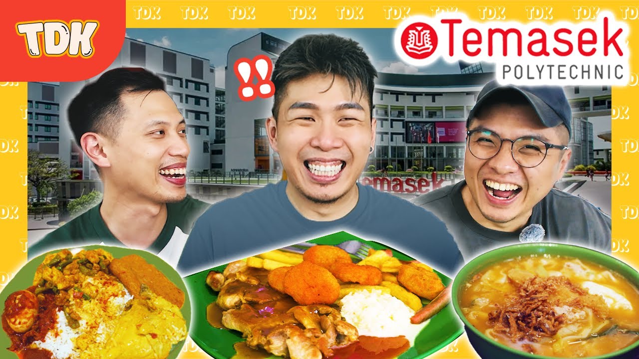 Temasek Poly has the BEST FOOD?? (AFTER 13 YEARS) | 