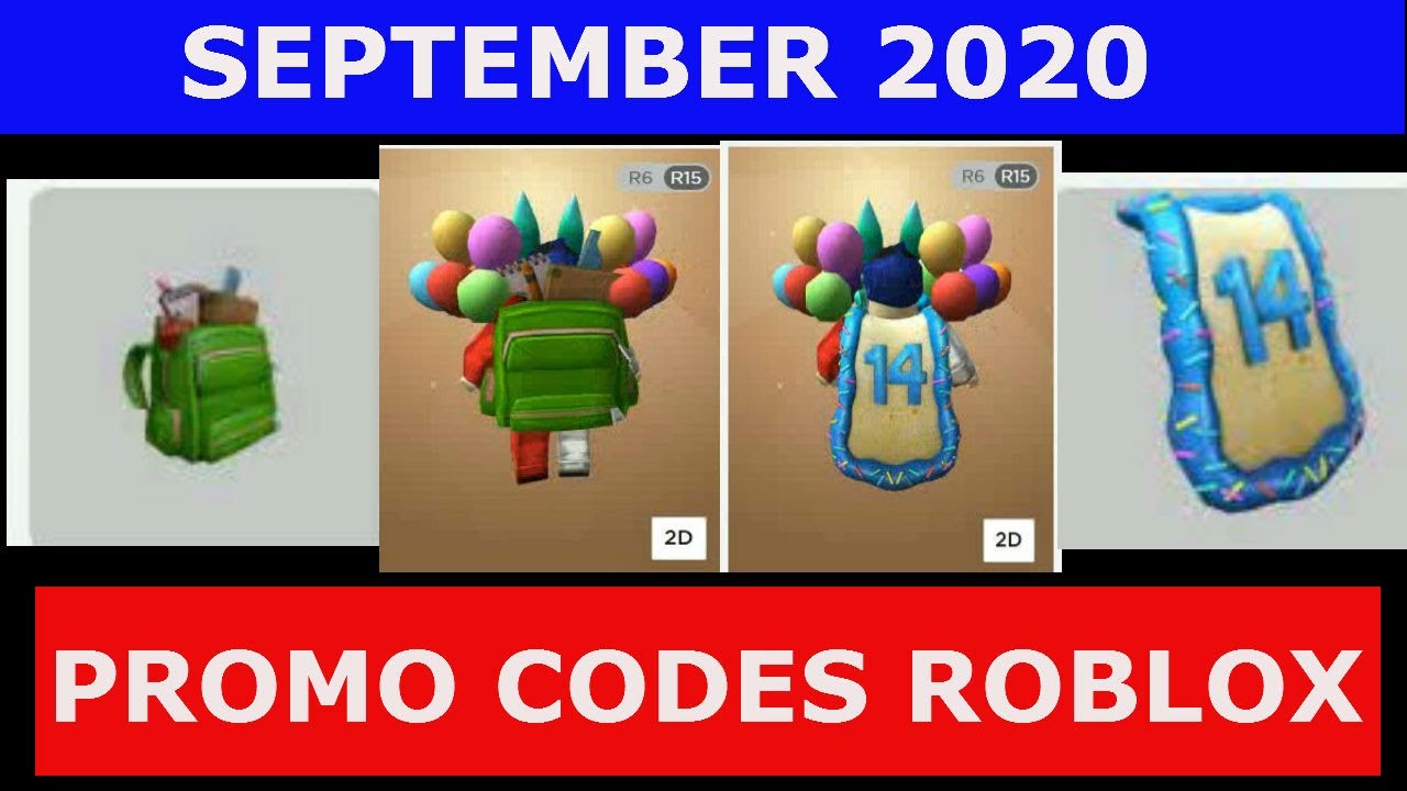 New Update Promo Codes Roblox September 2020 Youtube - code for robux 2020 september