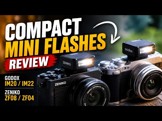 GODOX IM20 / IM22 & ZENIKO ZF08 / ZF04 Compact Mini Flash REVIEW