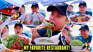 VIETNAMESE SPICY BEEF NOODLES (Bún Bò Huế) + EGGS ROLLS + SPRING ROLLS MUKBANG 먹방 EATING SHOW! *OMG*