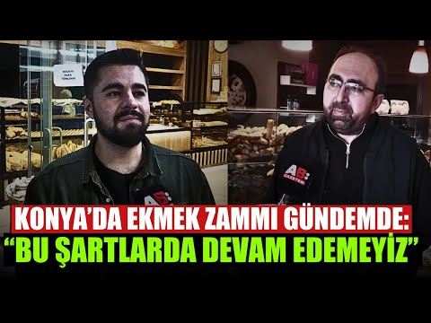 Konya Fırıncılarından Çağrı: 'Ekmek Zamsız Daha Fazla Üretilemez!
