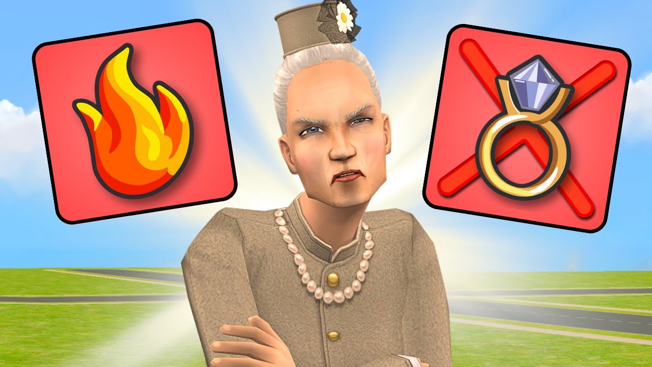 Helping Mrs Crumplebottom get revenge in The Sims 2