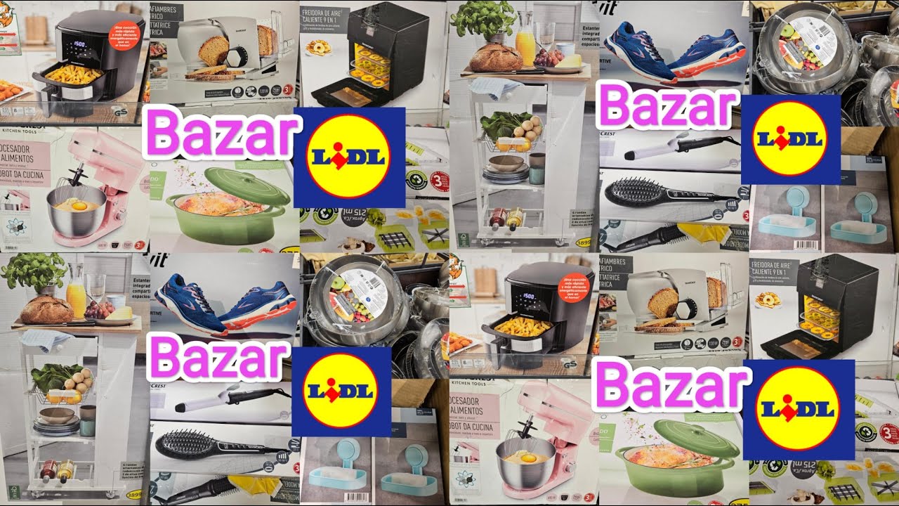 Lidl BAZAR Novedades Factori Resumen Electrodomésticos LOW COST Chollos para CASA Menaje Utensilios
