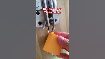 NFC smart padlock. #rfid #smartlock #rfidlock #securitylock #padlock #nfc #rfidtag #odmfactory