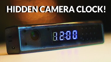 Hidden Camera Clock Unboxing