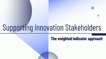 2. The indicator weighing approach