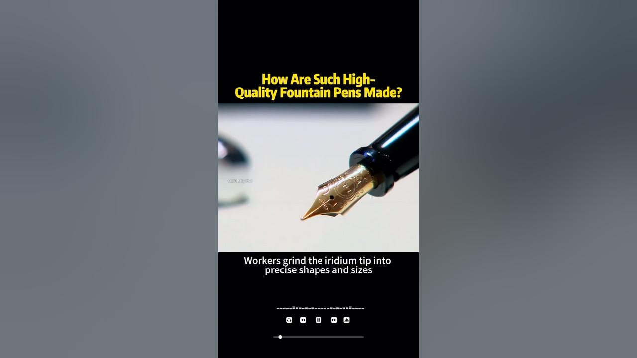 How Are Such HighQuality Fountain Pens Made? knowledge shortvideo