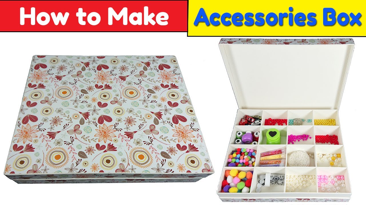 Multi-function Jewelry Storage Box | Girl's Room | Organization Idea | Jewelry Box | Accessories Box