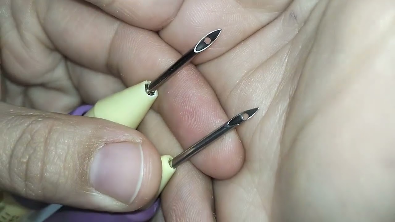 الفرق بين الإبرة الأصلية والابرة المقلدة في إبرة النفاش او إبرة البيك بيك