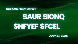 Aurora Innovation ($AUR) | IonQ ($IONQ) | NFI Group ($NFYEF) | FuelCell Energy ($FCEL)
