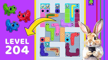 Gecko Out Level 204 Solution Walkthrough