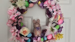 DIY Easter Wreath Using a Pool Noodle (Budget-Friendly & Cute!)