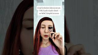 Mac Kirpik Kıvırıcı Ve Ysl Maskara Deniyorum , , , ,