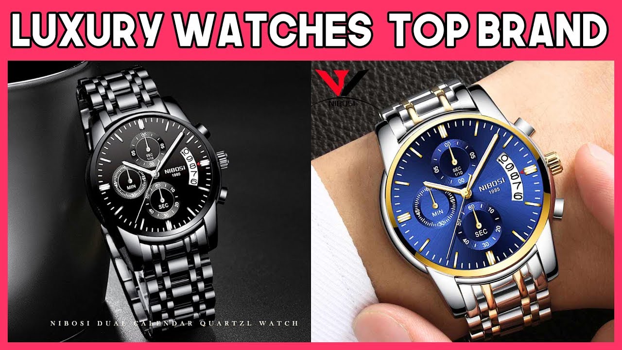 NIBOSI Mens Watches 2019 || Luxury Watches Brand || Only Best Products Review