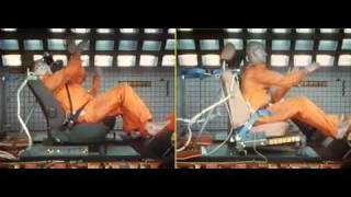 Standard 3-point safety belt vs. Schroth asm Rallye-3