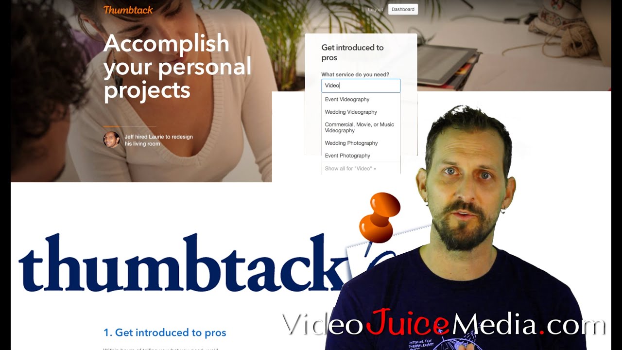 Thumbtack Reviewed by Video Juice Media YouTube
