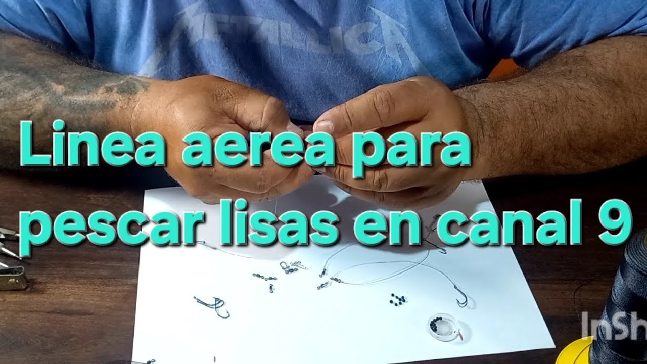 Linea para pescar lisas en canal 9 dolores