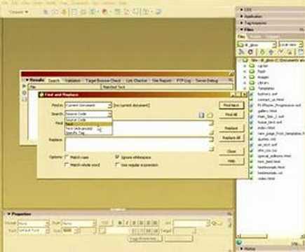 macromedia dreamweaver tutorial 29
