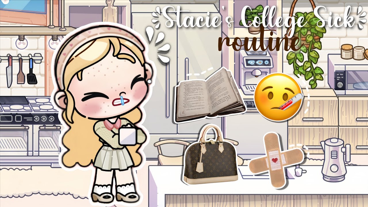 Stacie's College Sick Routine 🤒🏫 | Avatar World | Pazu