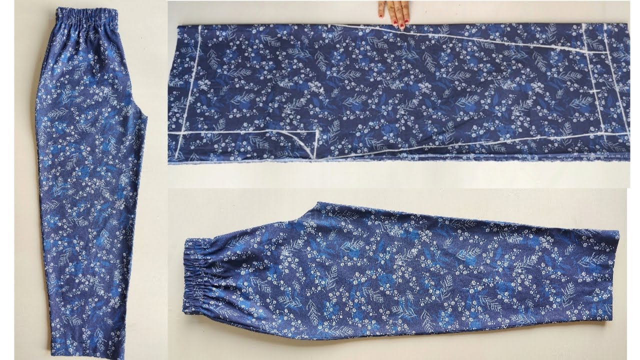 सिर्फ 1.5 Mtr कपड़े में Pant Trouser Cutting and stitching | Pant Trouser Cutting and stitching g