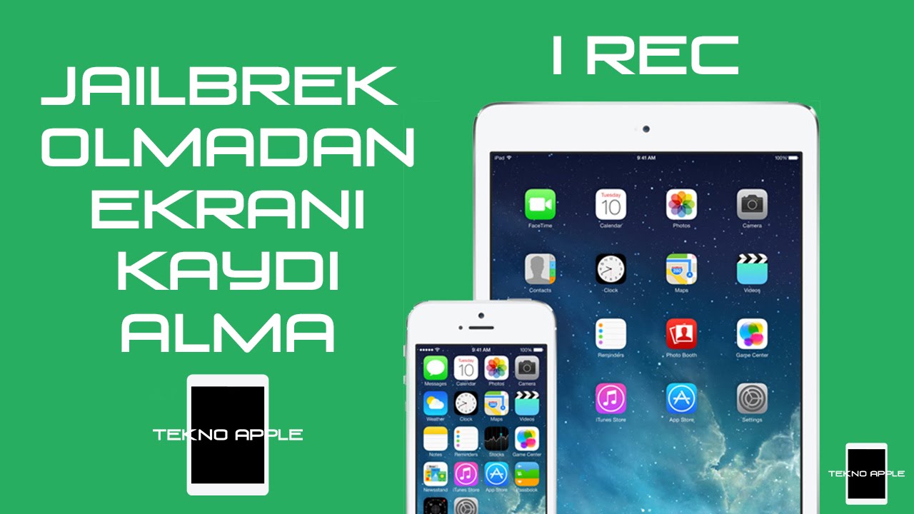 JailBreak Olmadan Ekran Kaydı Alma. How to Record iPad's or iPhone's