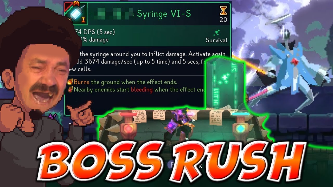 Beating Survival Boss Rush with BANNED Items | Dead Cells Update 31