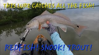 The Easiest Way To Catch Redfish, Snook, Trout! The Best Rod/Reel/Lure Combo! Caught So Many Fish!
