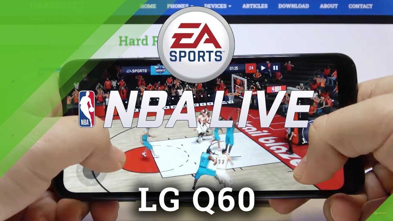 NBA Live Gameplay on LG Q60 – Check Quality / Graphics